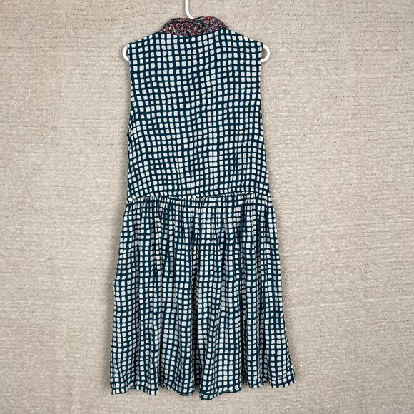 435 by Matilda Jane Girls Dress 10 Blue Honeycomb Friends Forever‎ Gloria Dress - Picture 6 of 7